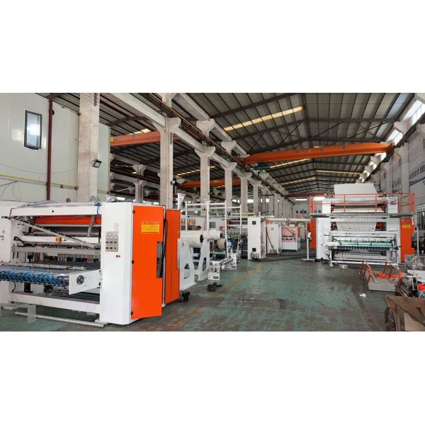 380V Hand Towel Making Machine Z / N Fold Kitchen Paper Rewinding Machine