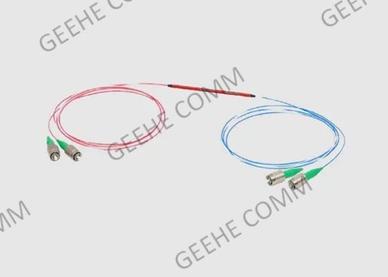 Fiber Optic ST Connector 1×2 Ratios Wideband Optical Couplers