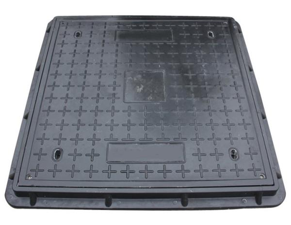 Lockable with Key SMC Manhole Covers Black Corrosion Resistance Chemical and Rust Resistant