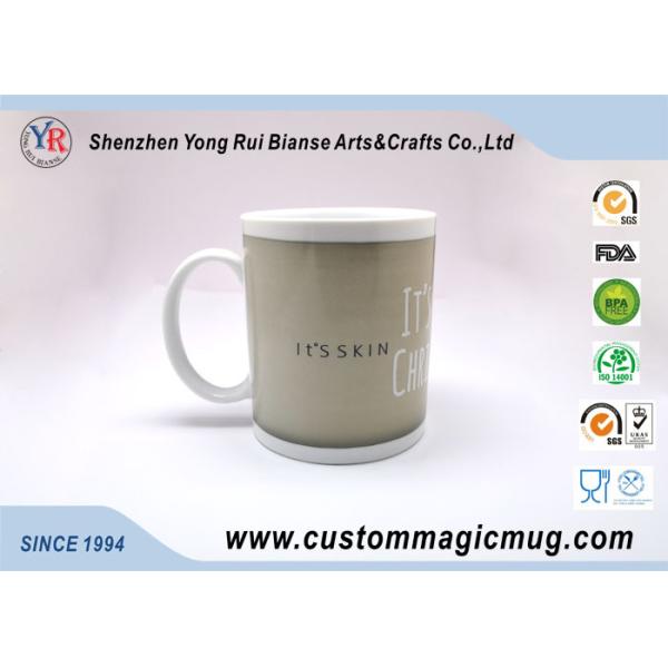 Novelty Eco Friendly Mugs , Hot Water Color Changing Coffee Mugs