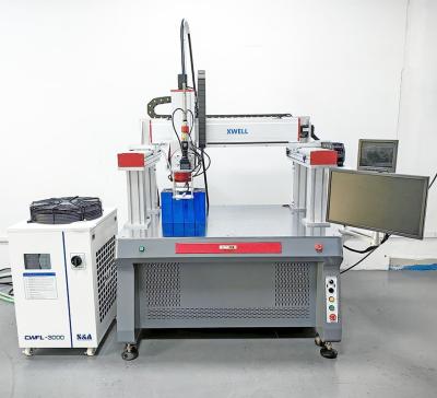 1000W Spot Welding Machine Gantry Automatic Continuous Lithium Ion Battery Fiber Laser Welding Machine