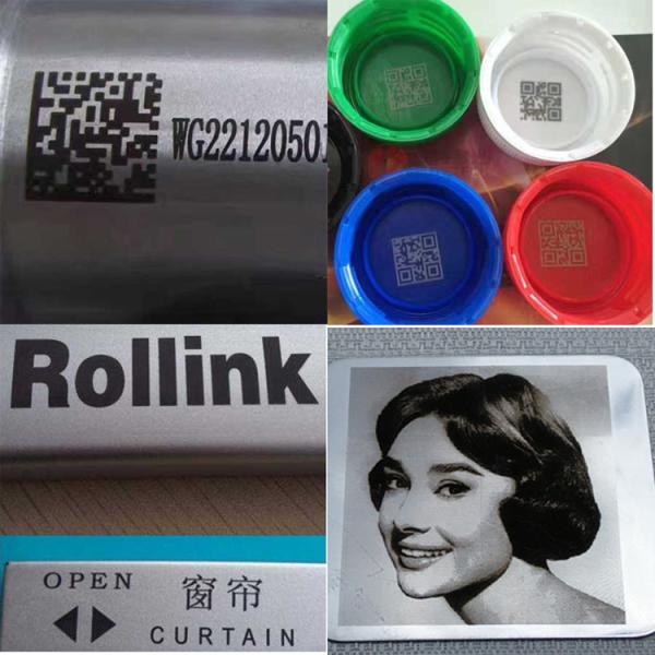 100X100MM Portable Laser Engraving Machine For Stainless Steel , Laser Marking Device