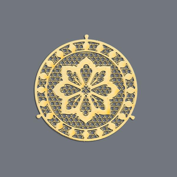 Artesanía de aleación de cobre con líneas finas