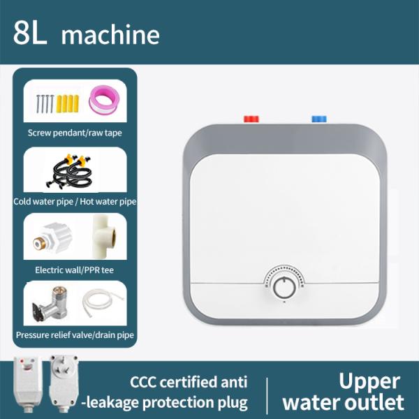 8L Electric Storage Water Heater 1500W 220v Kitchen Mini Geyser