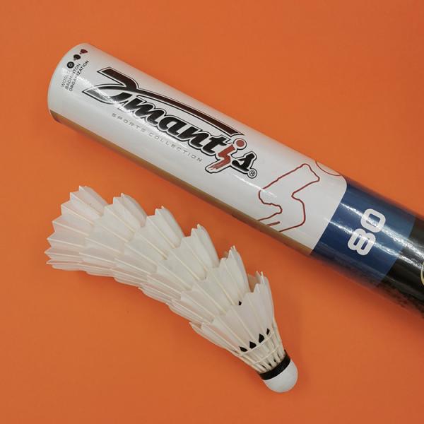 D80 Durable Super Class Goose Feather Shuttlecock Badminton Birdie Fiber Cock