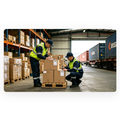 Reliable Shipping To Russia LCL Consolidated General Goods Railway Train DDP Door To Door Delivery