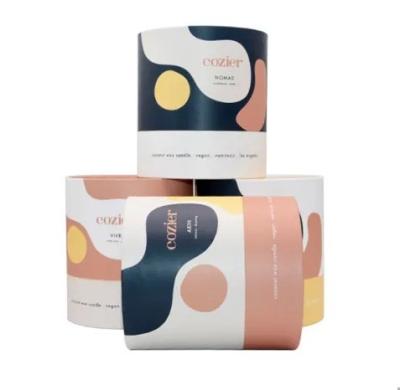 Matt PP Lamination 1.5mm Cardboard Candle Packaging Box Customized Luxury