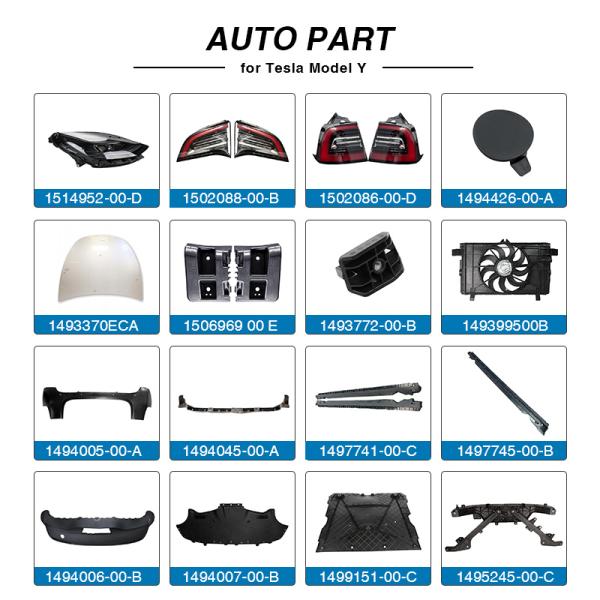 Tesla Spare Parts Car Body Kit OEM 1494006-00-A Model Y Rear Bumper Lower Fascia