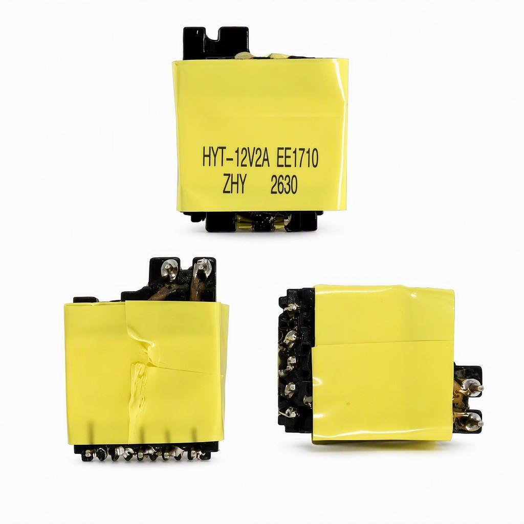 Free Sample Customizable Factory EE1710 5+2 12V2A High‑Frequency Transformer, Flyback Power Transformer for Network Communication Power Supply