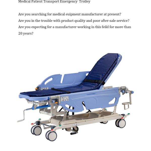 Manual Patient Emergency Transport Stretcher Hospital ODM OEM