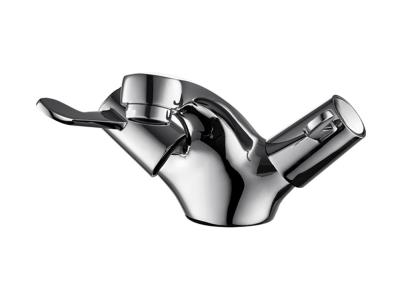 Mélangeur de bassin de chrome à deux poignées de haute performance durable T8063LW