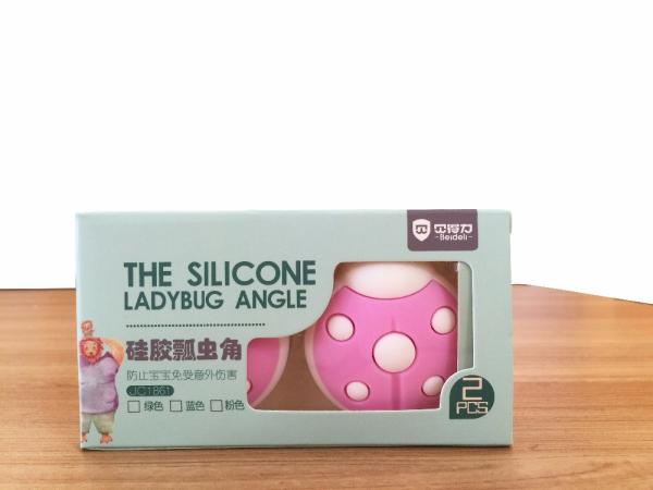 Silicone Baby Safety Table Products Ladybug Shape Corner Guards Baby Safety Corner Guards