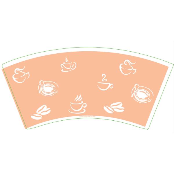 Вентилятор бумажного стаканчика сопротивления воды 135gsm напечатал покрытое PE