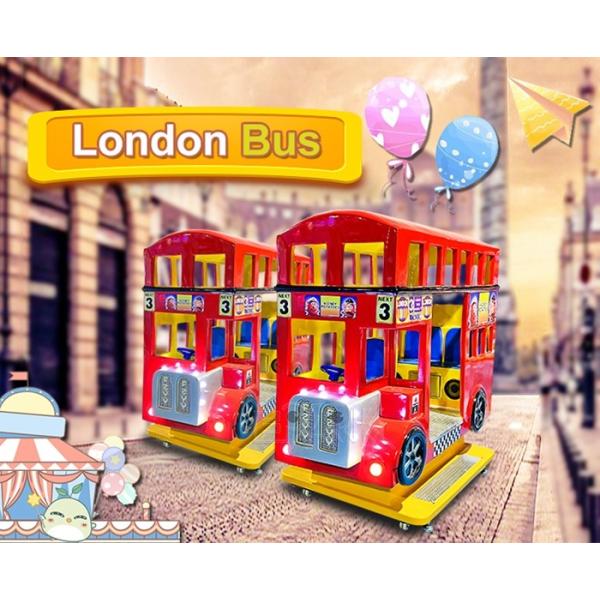 London Bus Kiddy Car Electronic Kids Ride Video Game Machine