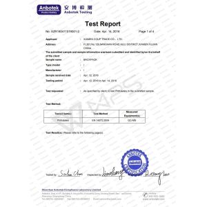 FUJIAN LEADING IMPORT AND EXPORT CO.,LTD. Сертификации