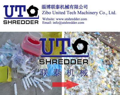 Zibo United Tech Machinery Co., - Solid Waste Shredder/Medical Waste Shredder / double shaft shredder/ two engines crush