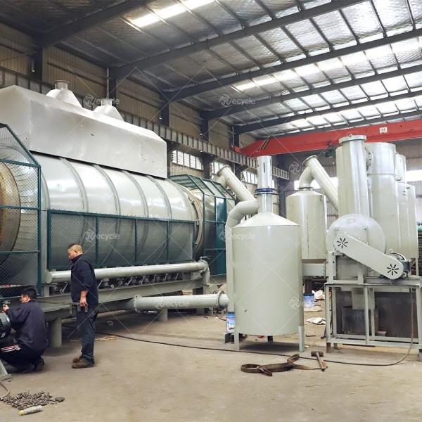 Wood Log Coconut Shell Charcoal Making Machine Carbon Rotary Kiln Smokeless Charcoal Machinery Biochar Kiln
