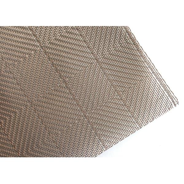 Стекло металла искусства латунное сплетенное прокатало ячеистую сеть 0.5mm