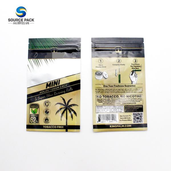 Saco de charutos de alto desempenho sello térmico prova de odor saco Mylar com janela