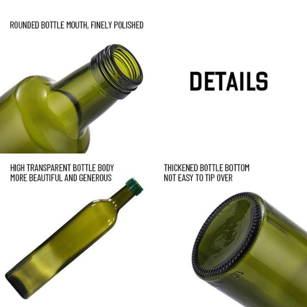 Custom B2B Glass Olive Oil Bottles|Leak-Proof & OEM Logo | Bulk Wholesale for Restaurants/Distributors