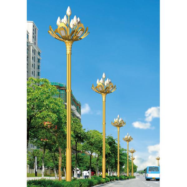 12 Foot  10 Foot LED Pole Street Lights Ip65 Outdoor Commercial Lighting