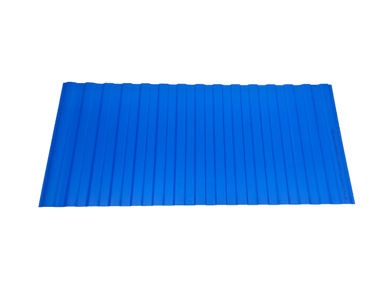 Blue / White Anti Corrosion Roof Tile Waterproof PVC Roofing Sheets
