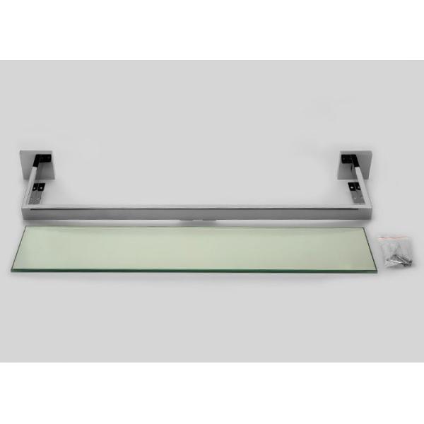 Нержавеющая сталь 304 аксессуары ванной комнаты стеклянная полка полированная для декораций