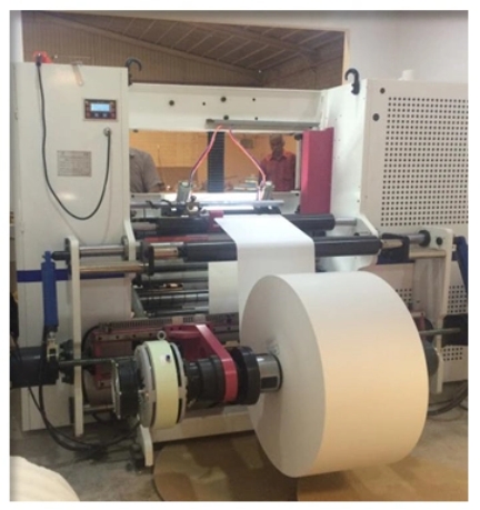 ECOO T-1400C 1400 мм безволоконный банкомат Термальный бумажный рулон ревиндер 1400 мм