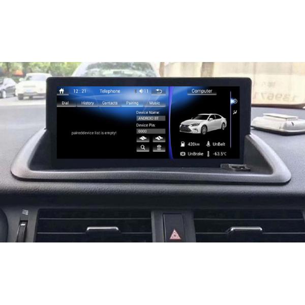 Ouchuangbo car radio dual zone gps navi 1080 video for Lexus CT 200 2011-2017 with USB SWC Bluetooth android 8.1 system