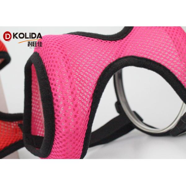 Soft Breathable Cat Nylon Dog Harness , Vest Dog Body Harness Strap Leash