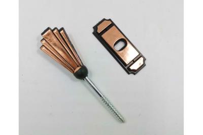 Parafusos e lavadoras de caixões de bronze de estilo alemão Parafuso comprimento 6,3 cm PS14