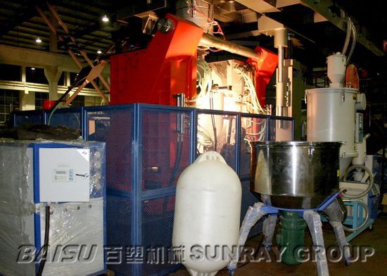 SIEMENS Motor Driven Plastic Blow Moulding Machine For Water Tanks SRB120Z