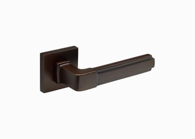 Amertop Brass Door Lock Set Grey Interiror Bedroom Bathroom Dummy Door Handle OEM / ODM