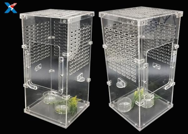 Transparent Acrylic Modern Furniture Pet Breeding Box Plexiglass Reptile Cages