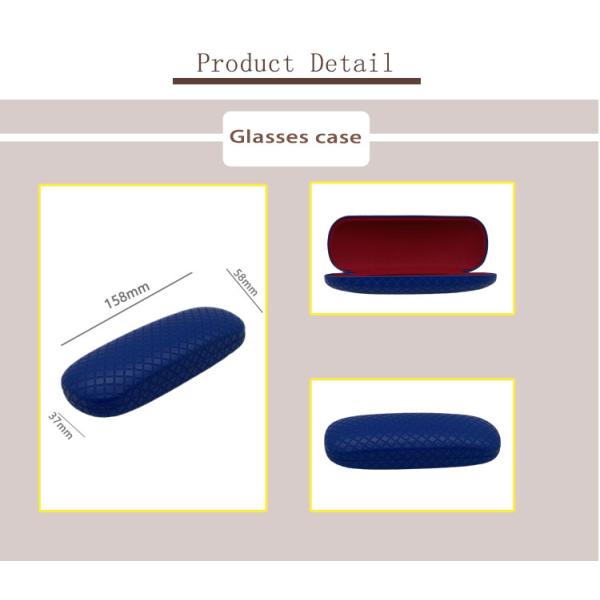 Сплетенный случай Eyeglass металла картины кожаный в оболочке