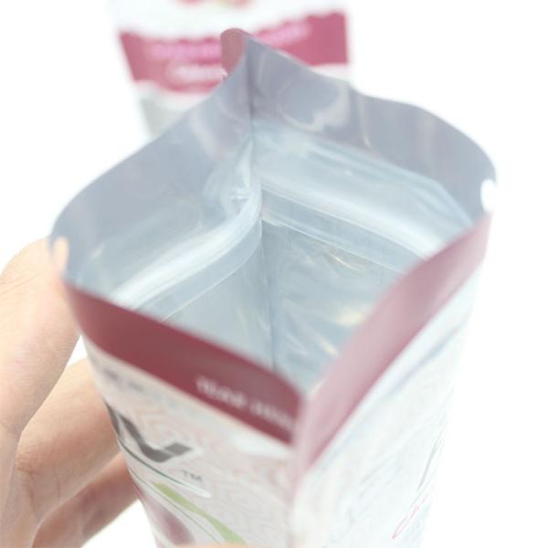 Plastic Stand Up Smell Proof ziplockk Pouches Gravure Printing Soft Touch Film VMPET
