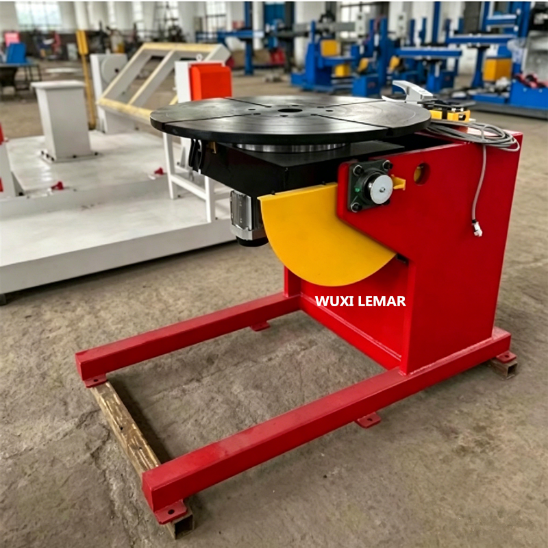 1000kg Heavy Duty Welding Positioner, 0-120° Tilting Rotary Table for  Pipe Flange Circular Welding