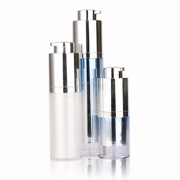 Подгонянная безвоздушная косметическая бутылка 120ml с насосом распределителя