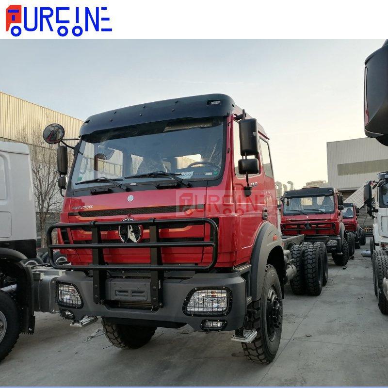 BEIBEN NG80 6X6 Heavy Duty Cargo Truck Chassis 30-40 Ton With 420HP Diesel Engine