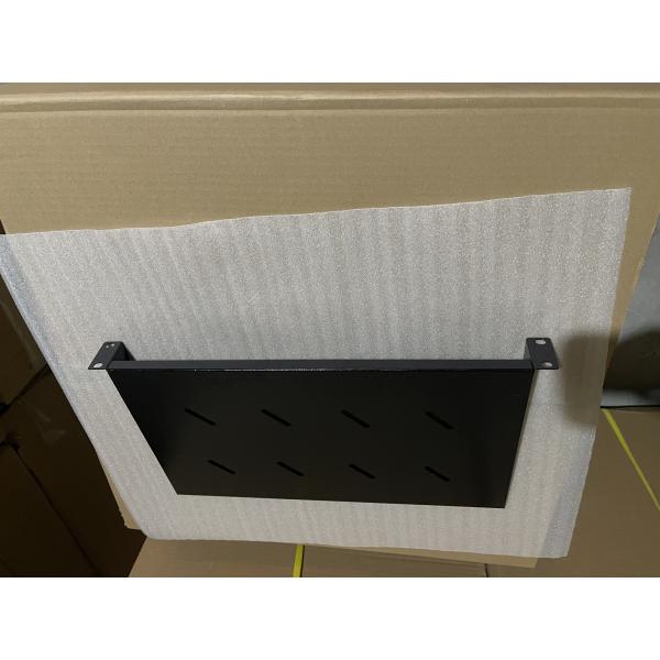 SPCC Cold Rolled Steel 1U Vented Keyboard Tray for Rack Mount Communication Tray