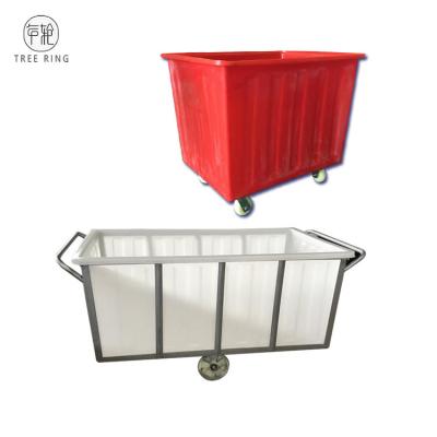 1000 Litre Poly Box Truck Poly Linen Tub Trolley For Holding Linen & Laundry