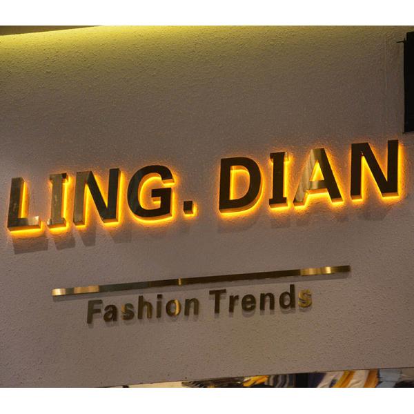 New LED Light Box with Stainless Steel Luminescent Characters and Creative Outdoor LED Billboard