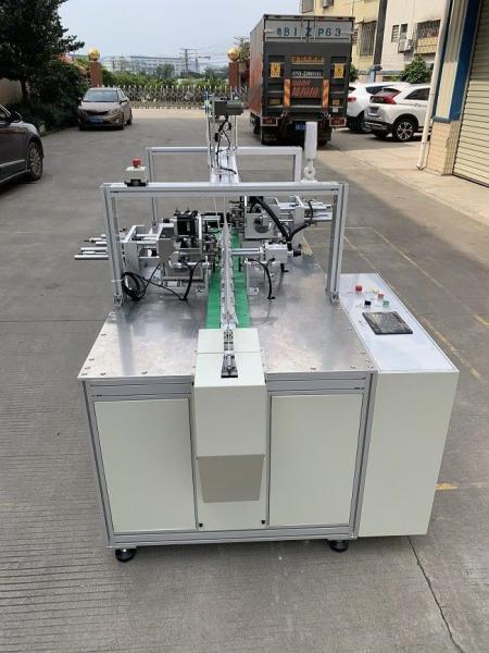 Disposable Semi Automatical Mask Making Machine / Non Woven KN95 Face Mask Making Machine