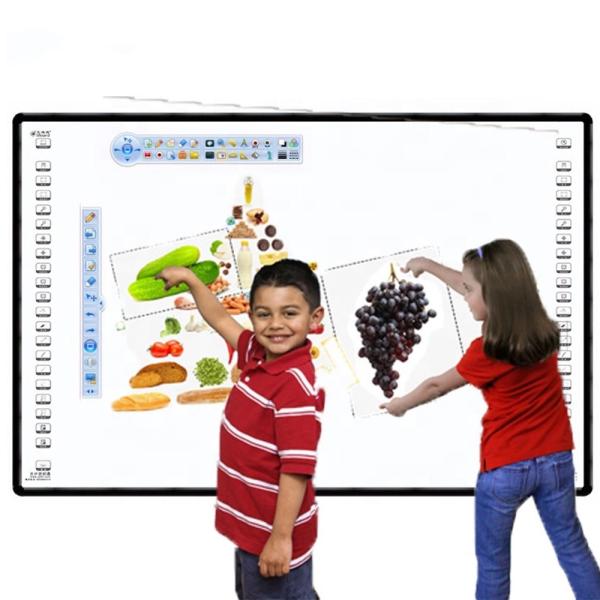 Aluminum Education Interactive Whiteboard , 95 inch Electronic Whiteboard For Teaching