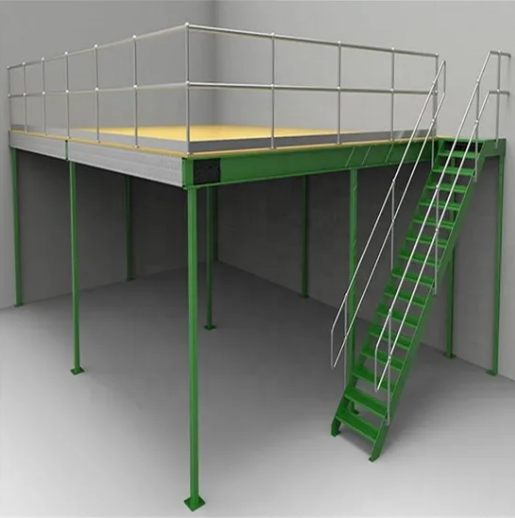 Customized High Load Capacity Steel Structure Platform with Adjustable Shelf Distance for Easy Assembly