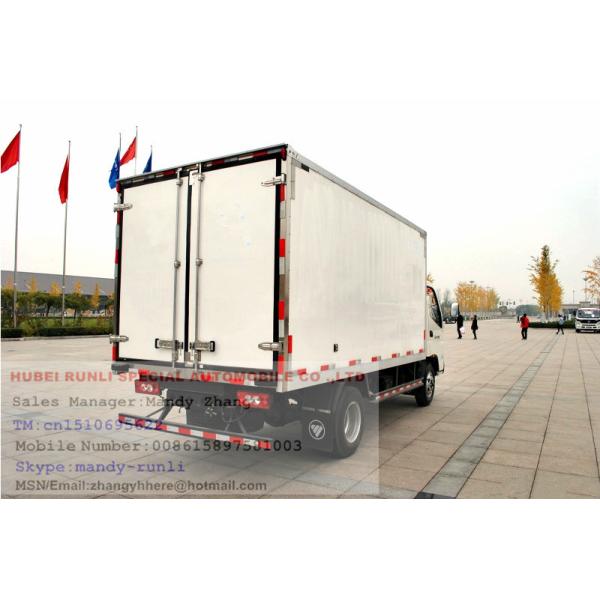 Camión frigorífico Foton de 1,1 toneladas con caja Thermo King, 6 neumáticos