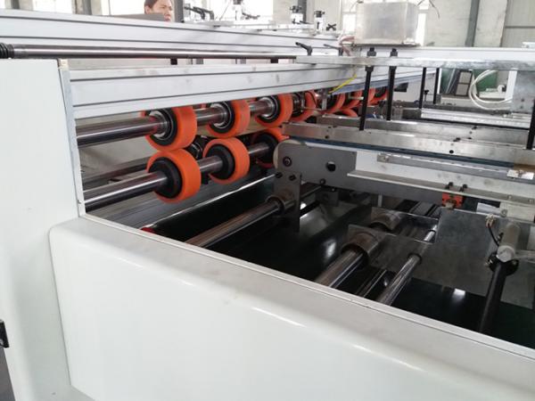 Double Pieces Die Cutting Corrugated Carton Folding And Gluing Machine