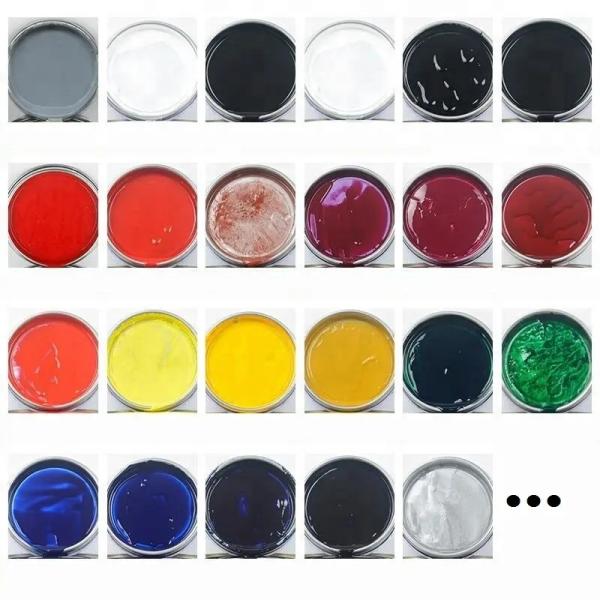 Glossy Car Repair Paint 1K Transparent Iron Red Color Coating 0.5L 1L 2L 4L
