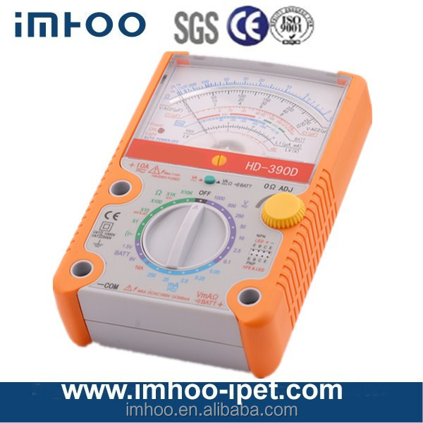 0.05-250mA 10A Measuring Current Range Analog Multimeter 0.05-500V