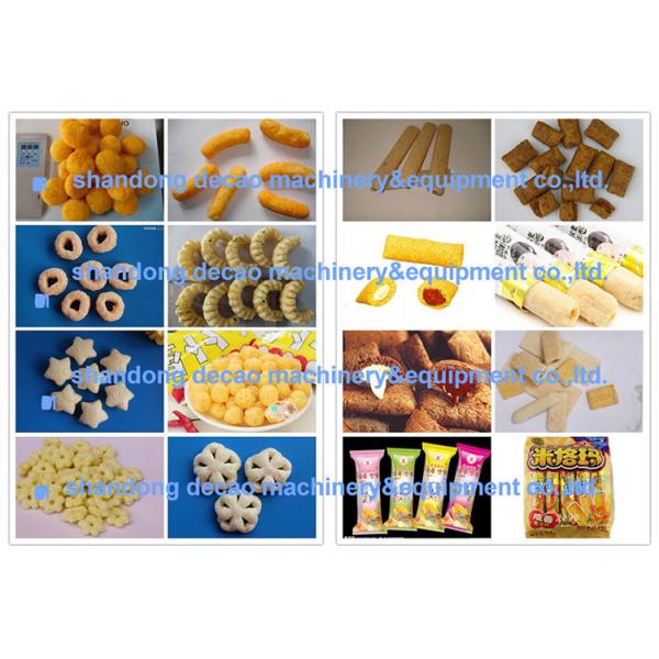 Stainless steel small scale puffed snacks food extrusion machine